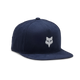 Fox Head Snapback Hat-Midnight Blue-Killington Sports