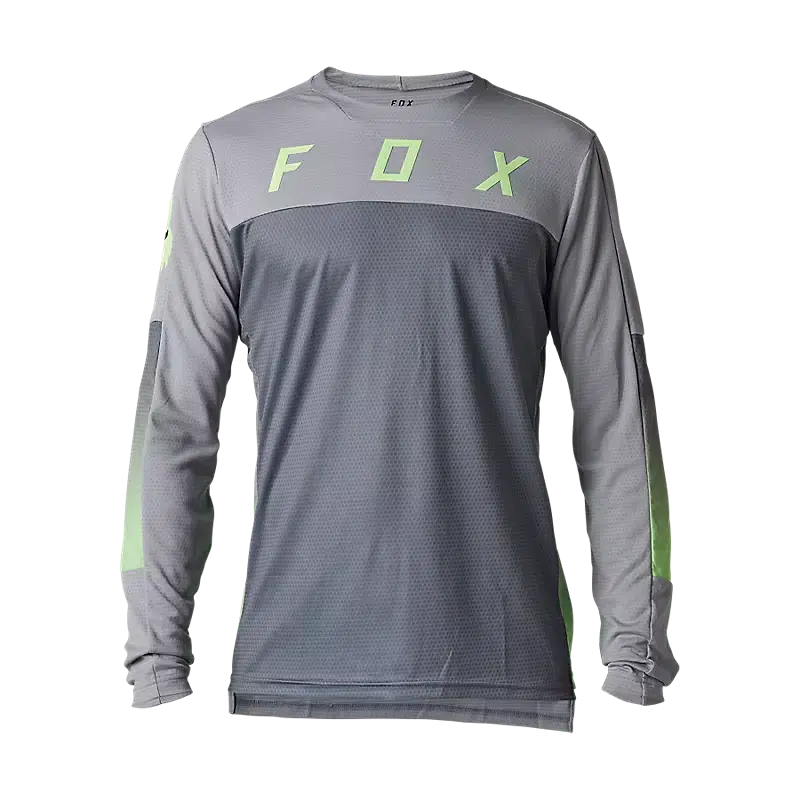 Fox Men's Defend Cekt Long Sleeve Jersey-Light Grey-Killington Sports