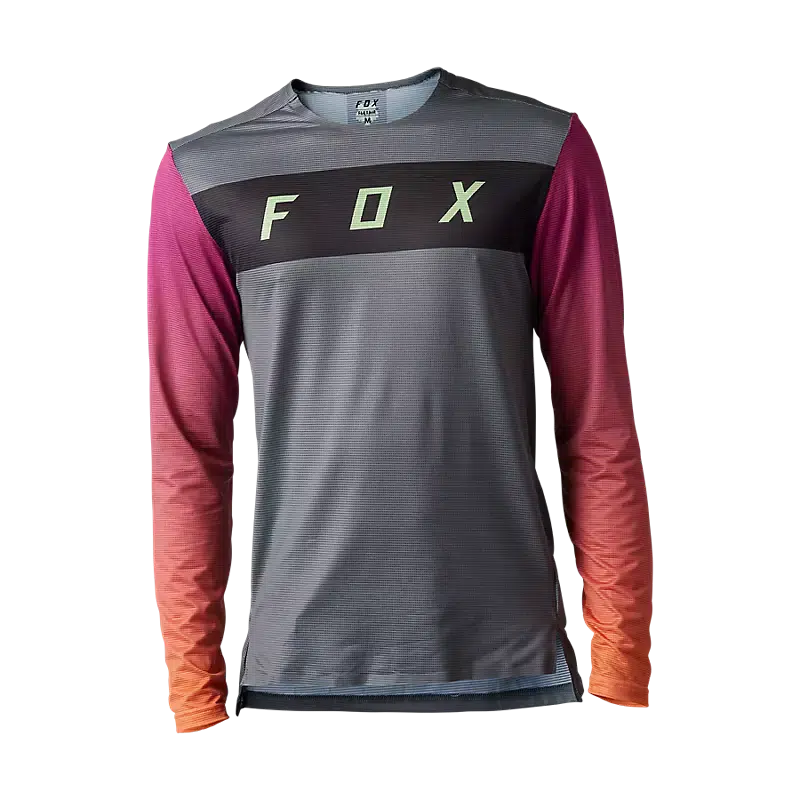 Fox Men's Flexair Arcadia Long Sleeve Jersey-Pewter-Killington Sports