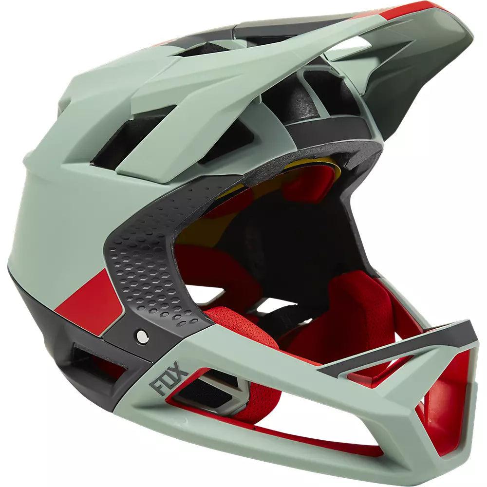 Fox Proframe Blocked Helmet- 2022-Eucalyptus-Killington Sports