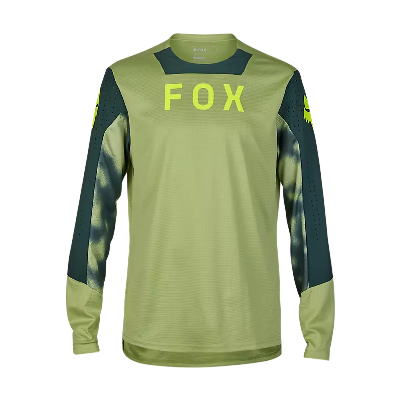 Fox Racing Men's Defend Taunt Long Sleeve Jersey-Pale Green-Killington Sports