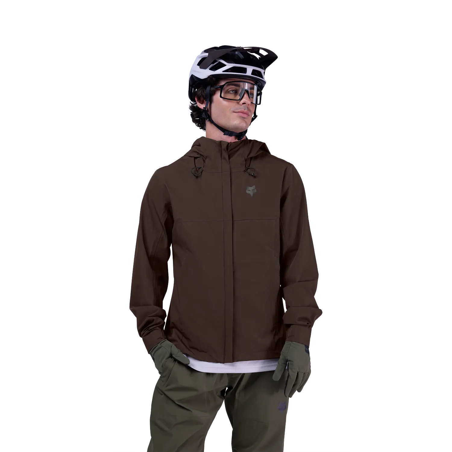 Fox Racing Men's Ranger 2.5-Layer Water Jacket-Cocoa Brown-Killington Sports