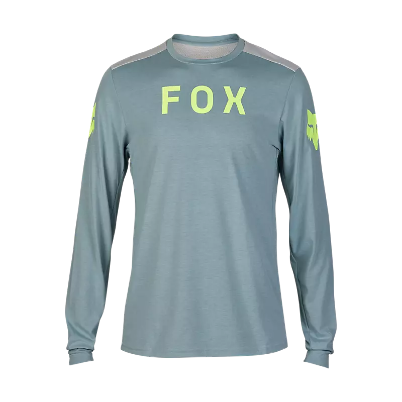 Fox Racing Men's Ranger Aviation Drirelease® Long Sleeve Jersey-Gunmetal Grey-Killington Sports