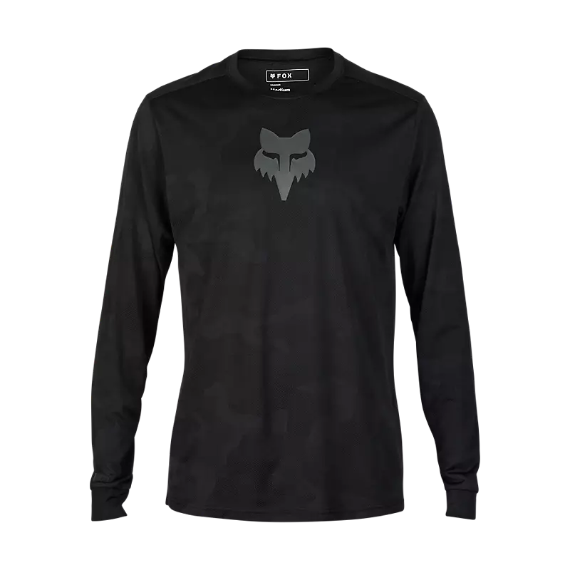 Fox Racing Men's Ranger TruDri® Long Sleeve Jersey-Black-Killington Sports