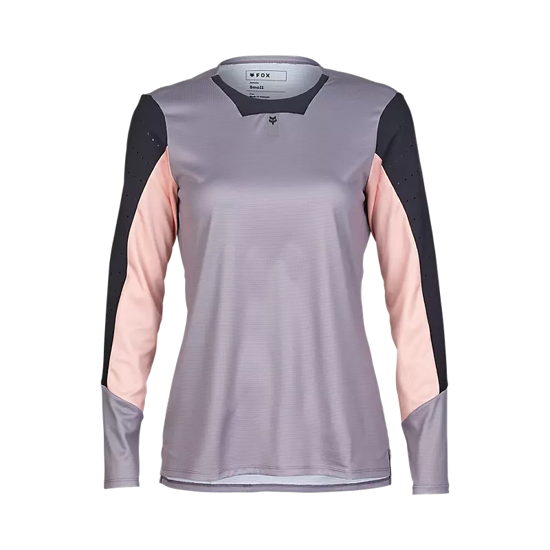 Fox Racing Women's Defend Longsleeve Jersey-Stone Grey-Killington Sports