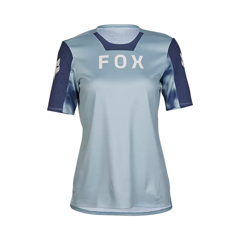 Fox Racing Women's Defend Taunt Shortsleeve Jersey-Gunmetal Grey-Killington Sports