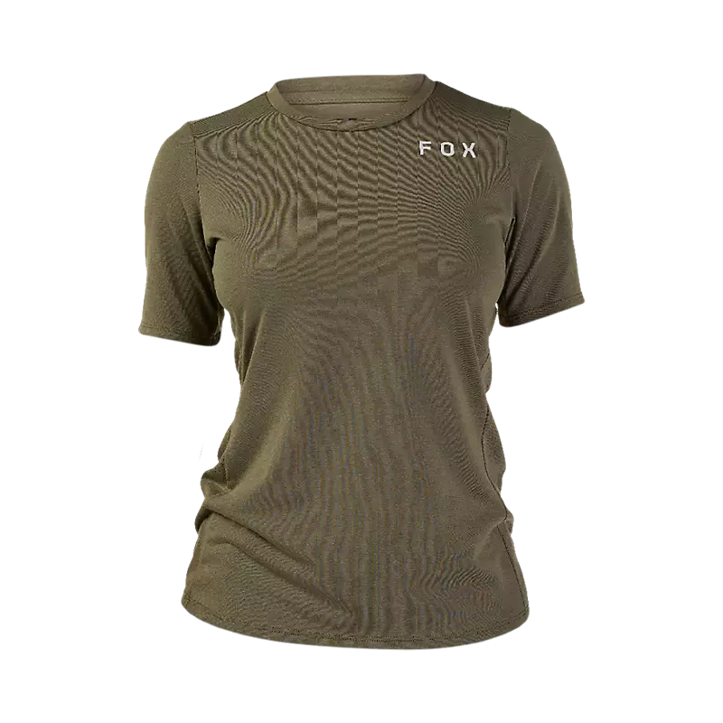 Fox Racing Women's Ranger Alyn Drirelease® Shortsleeve Jersey-Olive Green-Killington Sports