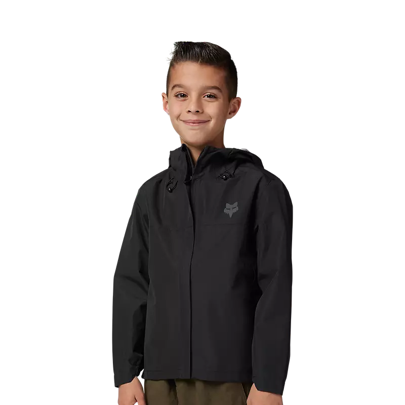 Fox Racing Youth Ranger 2.5-Layer Water Jacket-Black-Killington Sports