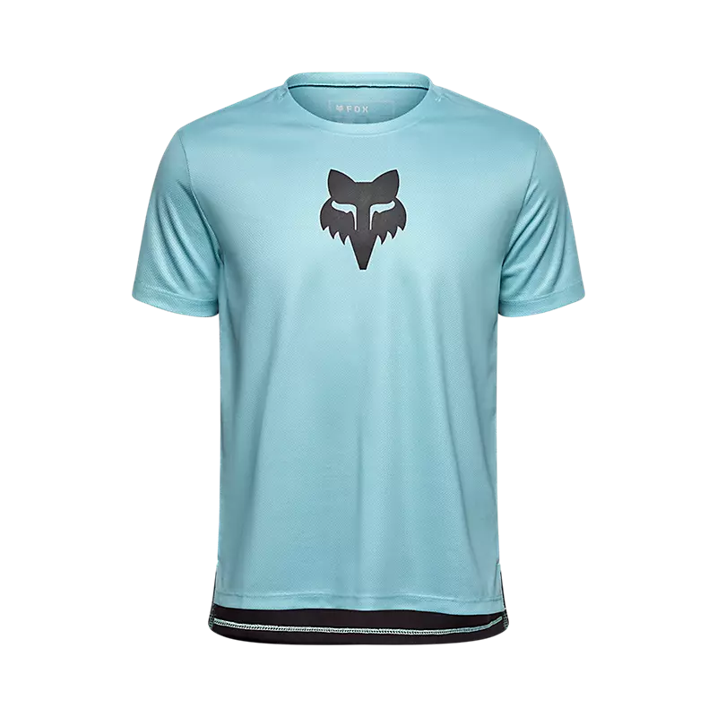 Fox Racing Youth Ranger Fox Head Short Sleeve Jersey-Vintage Wash Blue-Killington Sports