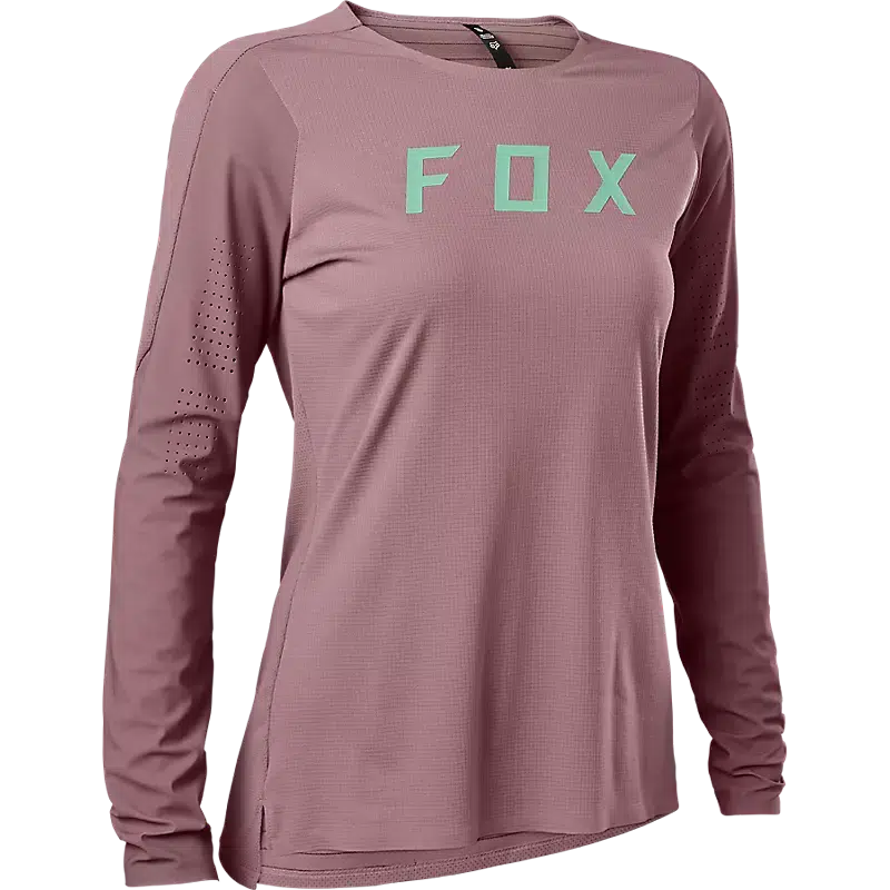 Fox Women's Flexair Pro Longsleeve Jersey-Plumb Perfect-Killington Sports