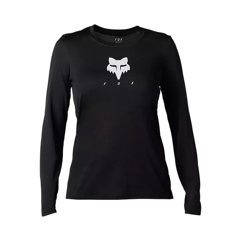 Fox Women's Ranger TruDri® Long Sleeve Jersey-Black-Killington Sports