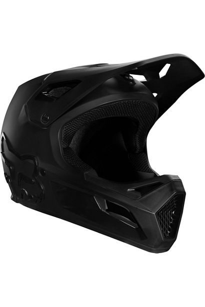 Fox Youth Rampage Helmet - 2021-Black / Black-Killington Sports