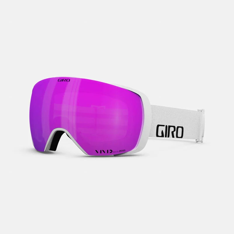 Giro Contact Goggles-White Wordmark : Vivid Pink/Vivid Infrared-Killington Sports