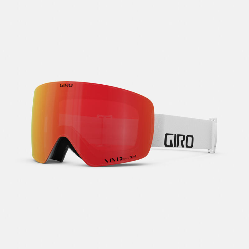 Giro Contour Goggles-White Wordmark : Vivid Ember/Vivid Infrared-Killington Sports