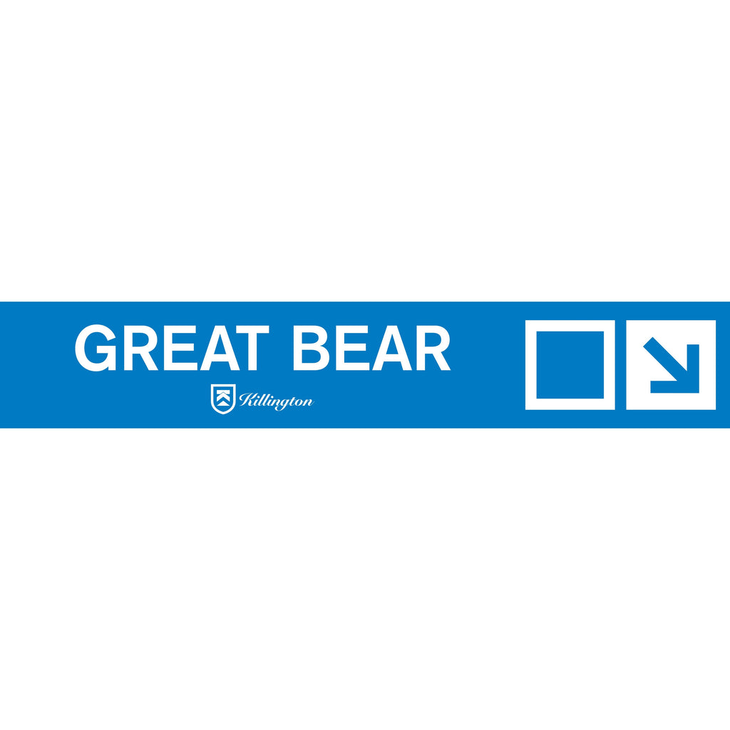 Great Bear Trail Sign-Killington Sports