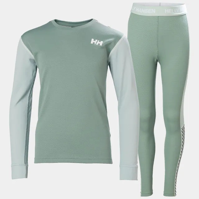 Helly Hansen Juniors' HH LIFA® ACTIVE Base Layer Set-Cactus-Killington Sports