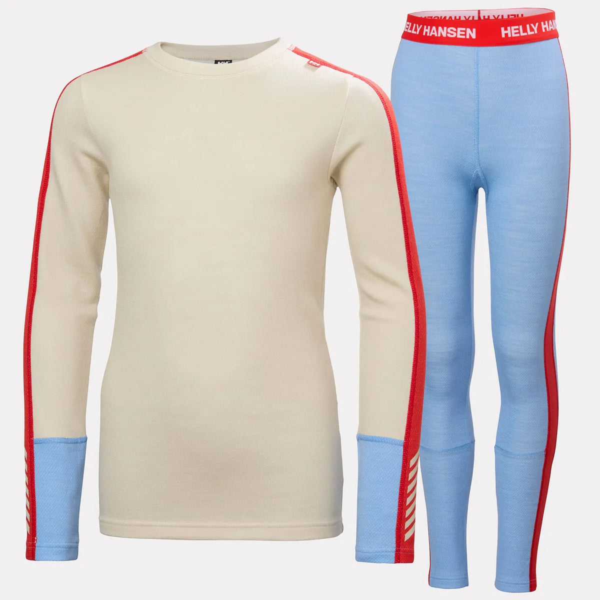 Helly Hansen Juniors' LIFA® Merino Midweight Base Layer Set-Bright Blue-Killington Sports