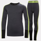 Helly Hansen Juniors' LIFA® Merino Midweight Base Layer Set-Thunder Grey-Killington Sports