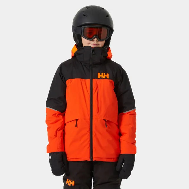 Helly Hansen Juniors’ Summit Ski Jacket-Cherry Tomato-Killington Sports