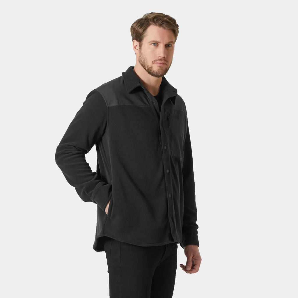 Helly Hansen Men's Daybreaker Fleece Shirt-Black-Killington Sports
