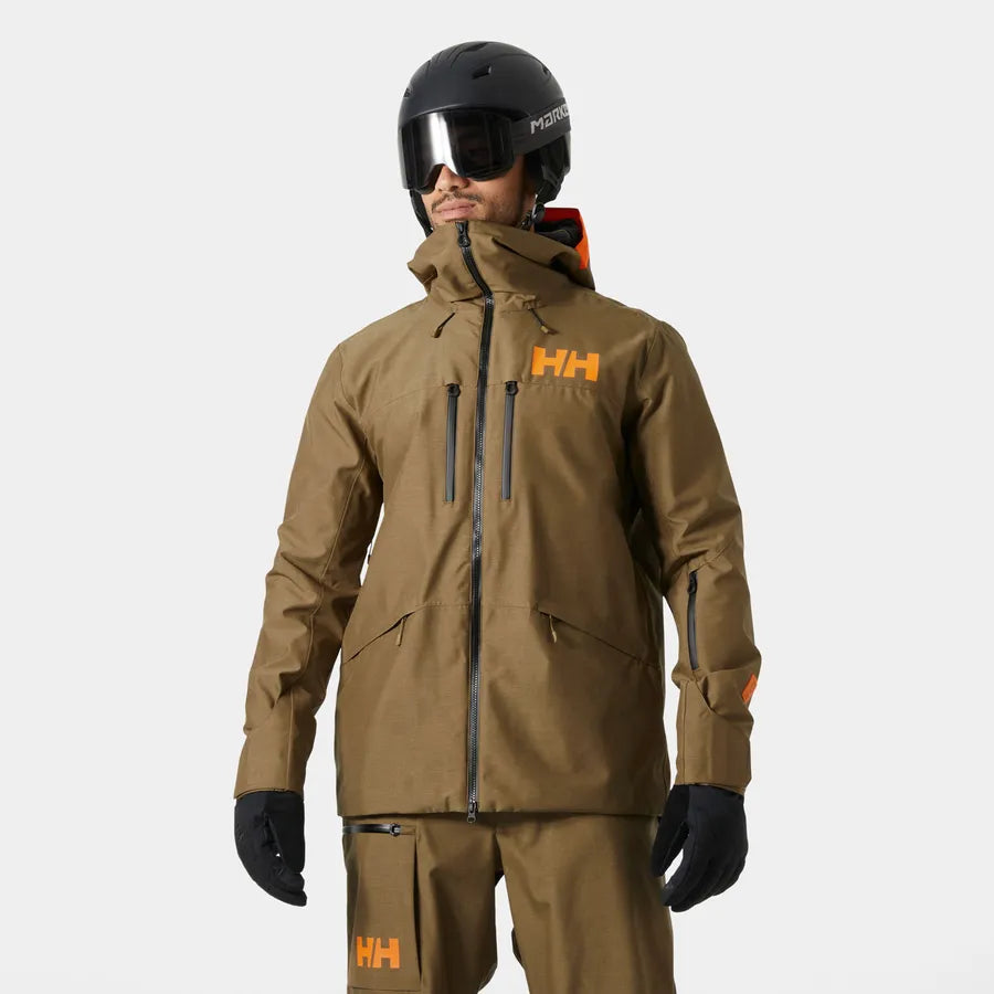 Helly Hansen Men's Garibaldi 2.0 Insulated Ski Jacket-Sepia-Killington Sports
