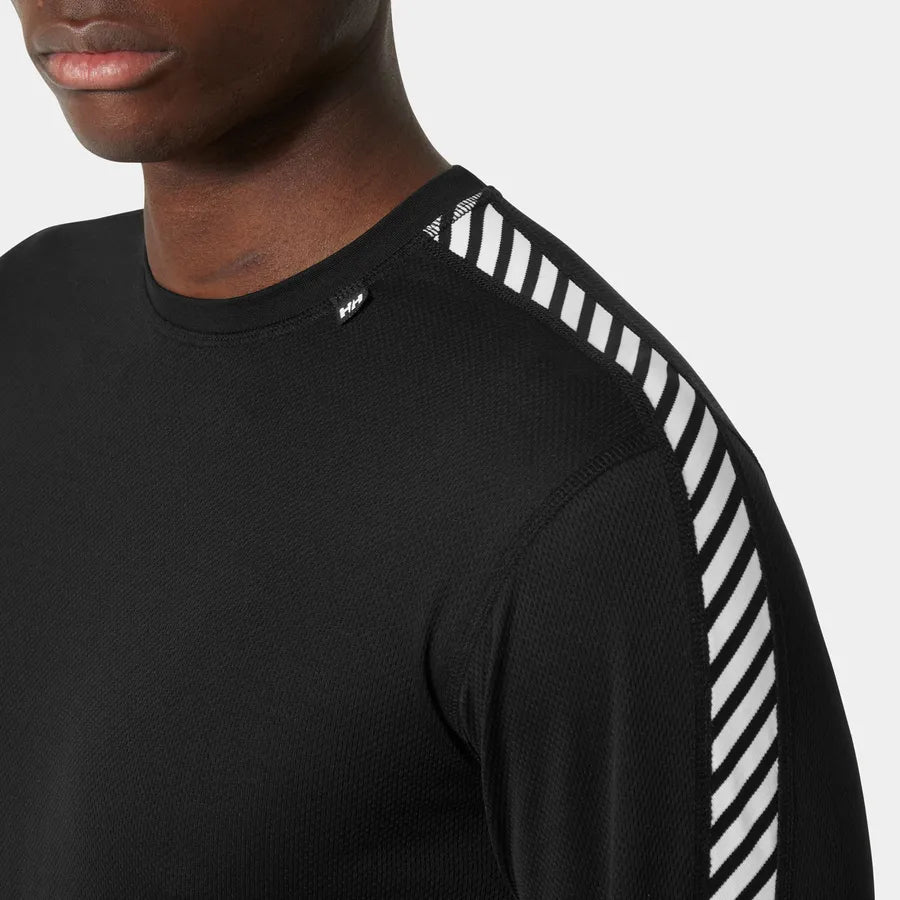 Helly Hansen Men's HH LIFA® Stripe Long-Sleeve Crew Base Layer-Killington Sports