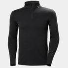 Helly Hansen Men's LIFA® Merino Midweight Half-Zip Base Layer-Black-Killington Sports