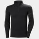 Helly Hansen Men's LIFA® Merino Midweight Half-Zip Base Layer-Black-Killington Sports
