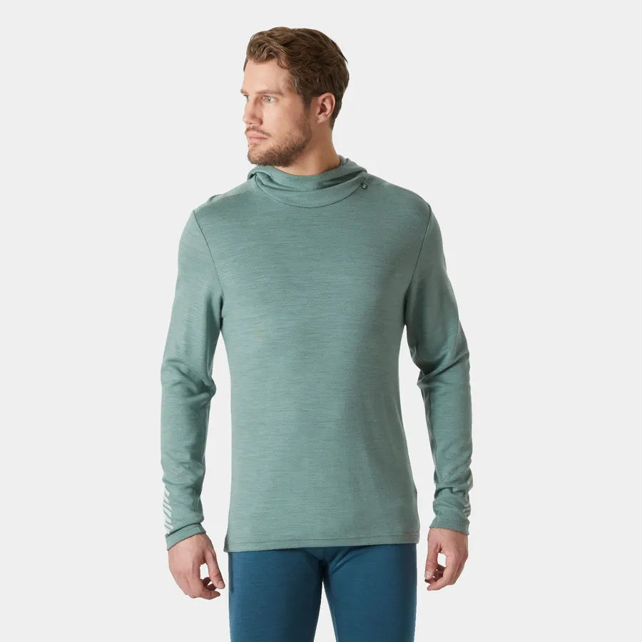 Helly Hansen Men's LIFA® Merino Midweight 2-In-1 Base Layer Hoodie-Killington Sports