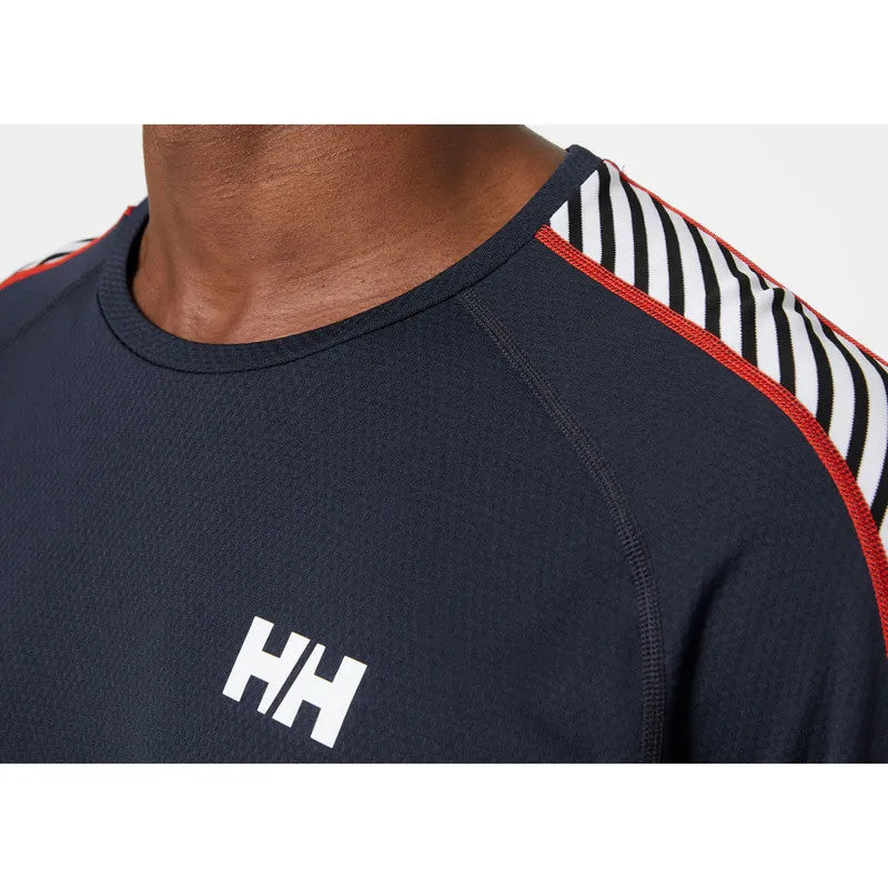 Helly Hansen Men's Lifa Active Stripe Crew Baselayer-Killington Sports