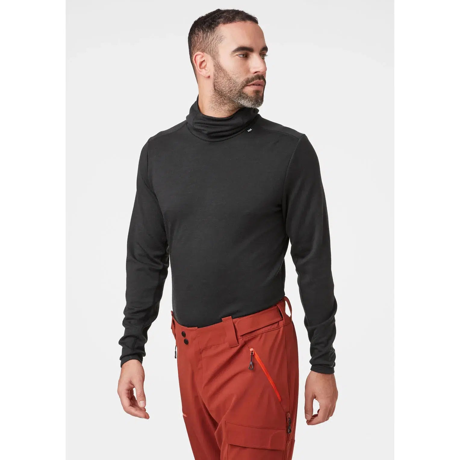 Helly Hansen Men's Lifa Merino Midweight Hoodie-Black-Killington Sports