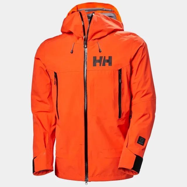 Helly Hansen Men's Sogn Shell 2.0 Ski Shell Jacket-Cherry Tomato-Killington Sports