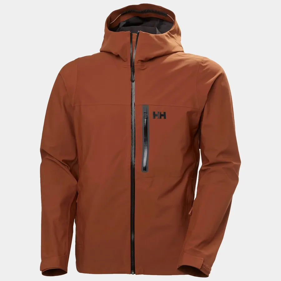 Helly Hansen Men's Swift 3L Shell Jacket-Iron Oxide-Killington Sports