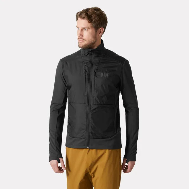 Helly Hansen Men's Versalite Hybrid Fleece Jacket-Ebony-Killington Sports