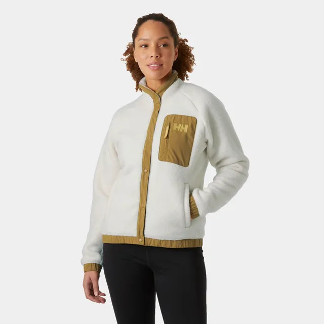 Helly Hansen Women's Imperial Pile Snap Jacket-Cream-Killington Sports