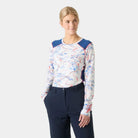 Helly Hansen Women's LIFA® ACTIVE Crew Base Layer-White Slope Map-Killington Sports