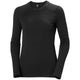 Helly Hansen Women's LIFA® Merino Midweight Crew Base Layer-Black-Killington Sports