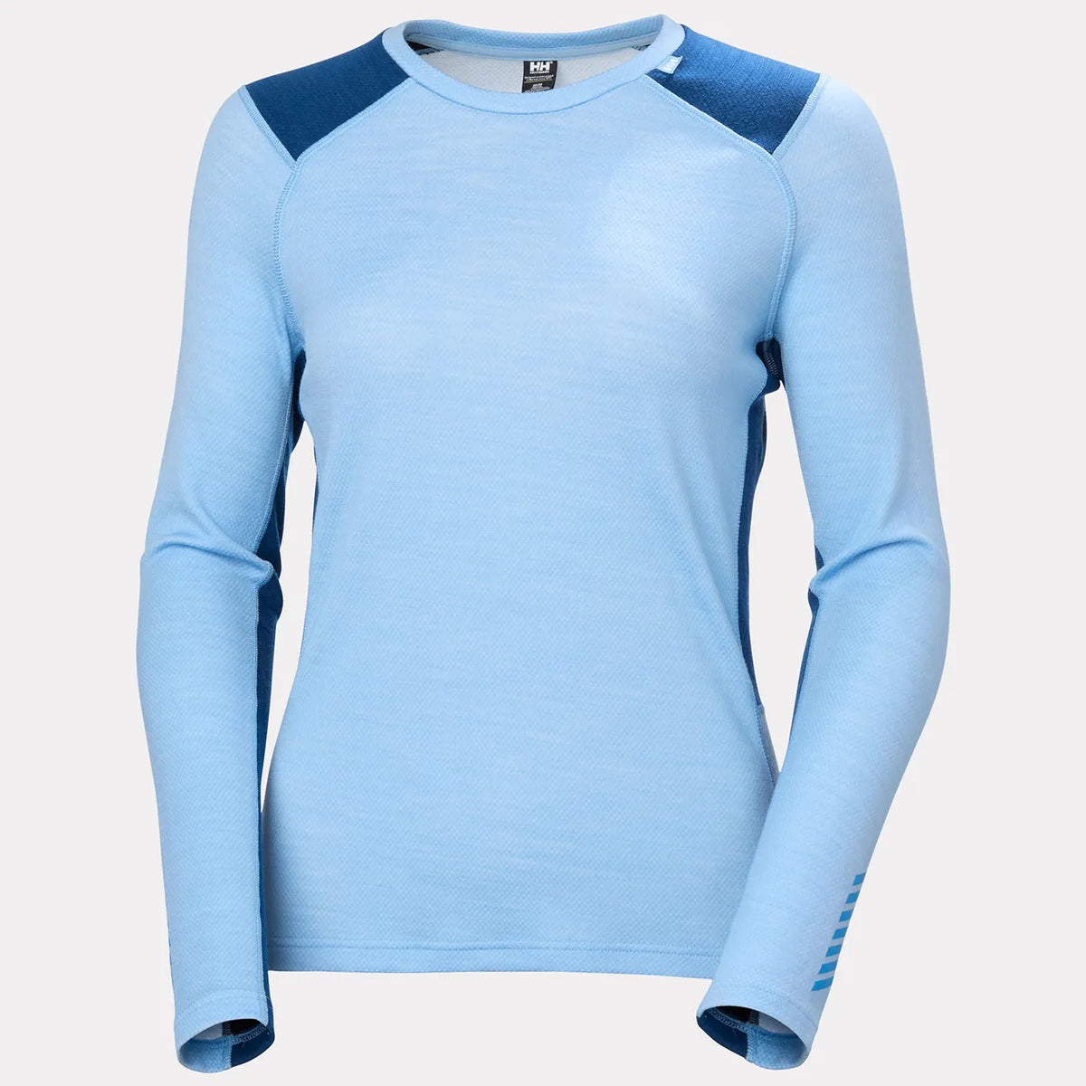 Helly Hansen Women's LIFA® Merino Midweight Crew Base Layer-Bright Blue-Killington Sports