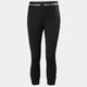 Helly Hansen Women's LIFA® Merino Midweight Base Layer 3/4 Pants-Black-Killington Sports