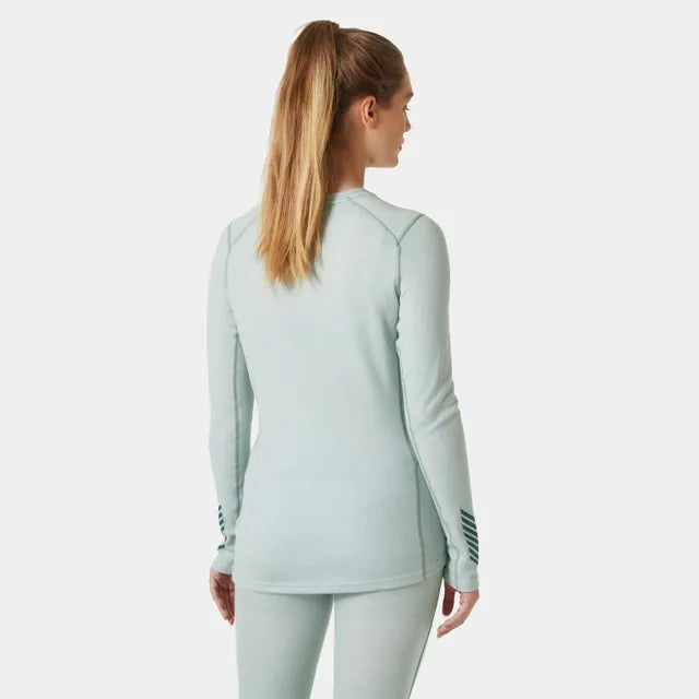 Helly Hansen Women’s LIFA® Merino Midweight Graphic Long-Sleeve Crew Base Layer-Killington Sports