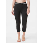 Helly Hansen Women's Lifa Merino Midweight 3/4 Pant-Black-Killington Sports