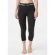 Helly Hansen Women's Lifa Merino Midweight 3/4 Pant-Black-Killington Sports
