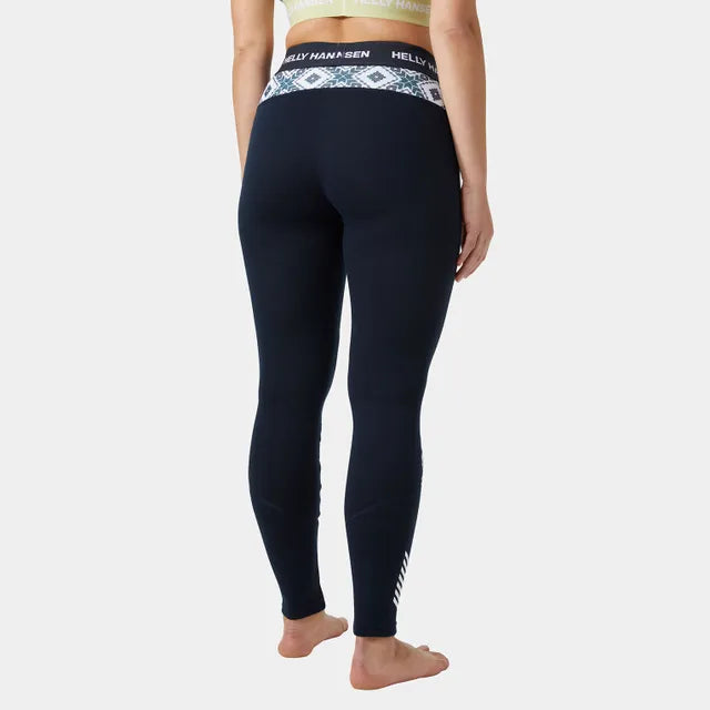 Helly Hansen Women’s Lifa Merino Midweight Graphic Base Layer Pants-Killington Sports