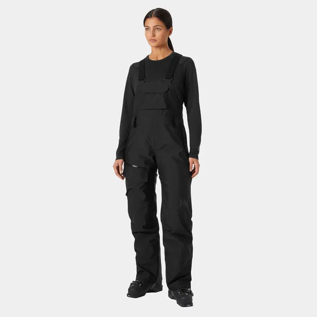 Helly Hansen Women's Powderqueen Bib Pant-Black-Killington Sports