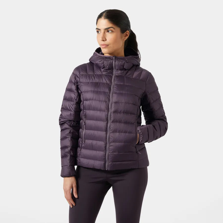 Helly Hansen Women's Verglas Hooded Down Jacket 2.0-Smoked Purple-Killington Sports