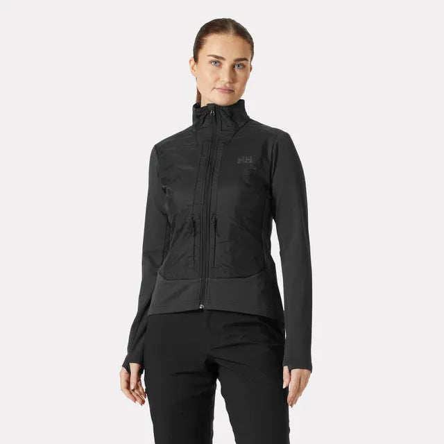 Helly Hansen Women's Versalite Hybrid Fleece Jacket-Ebony-Killington Sports