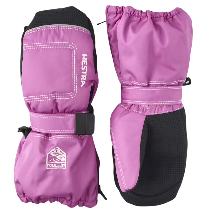 Hestra Baby Zip Long Mitt-Pink-Killington Sports