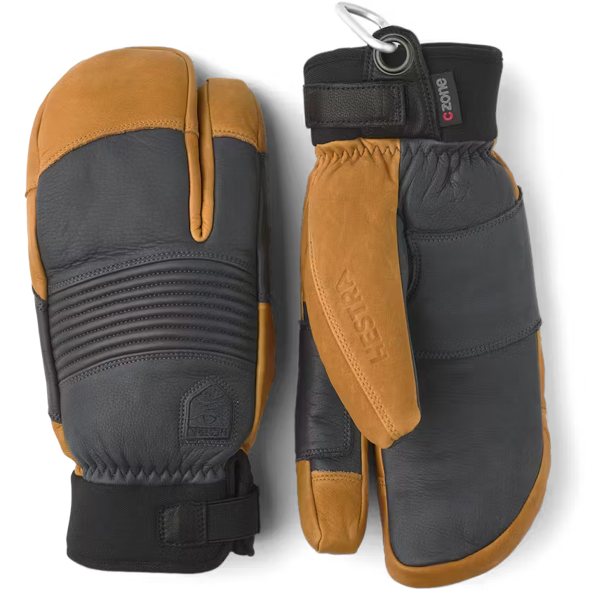 Hestra Freeride CZone 3-Finger-Grey/Cork-Killington Sports