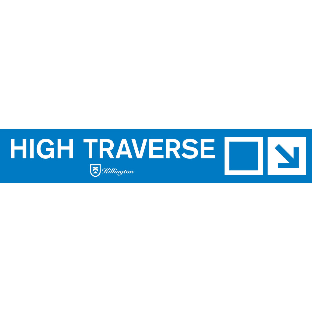 High Traverse Trail Sign-Killington Sports