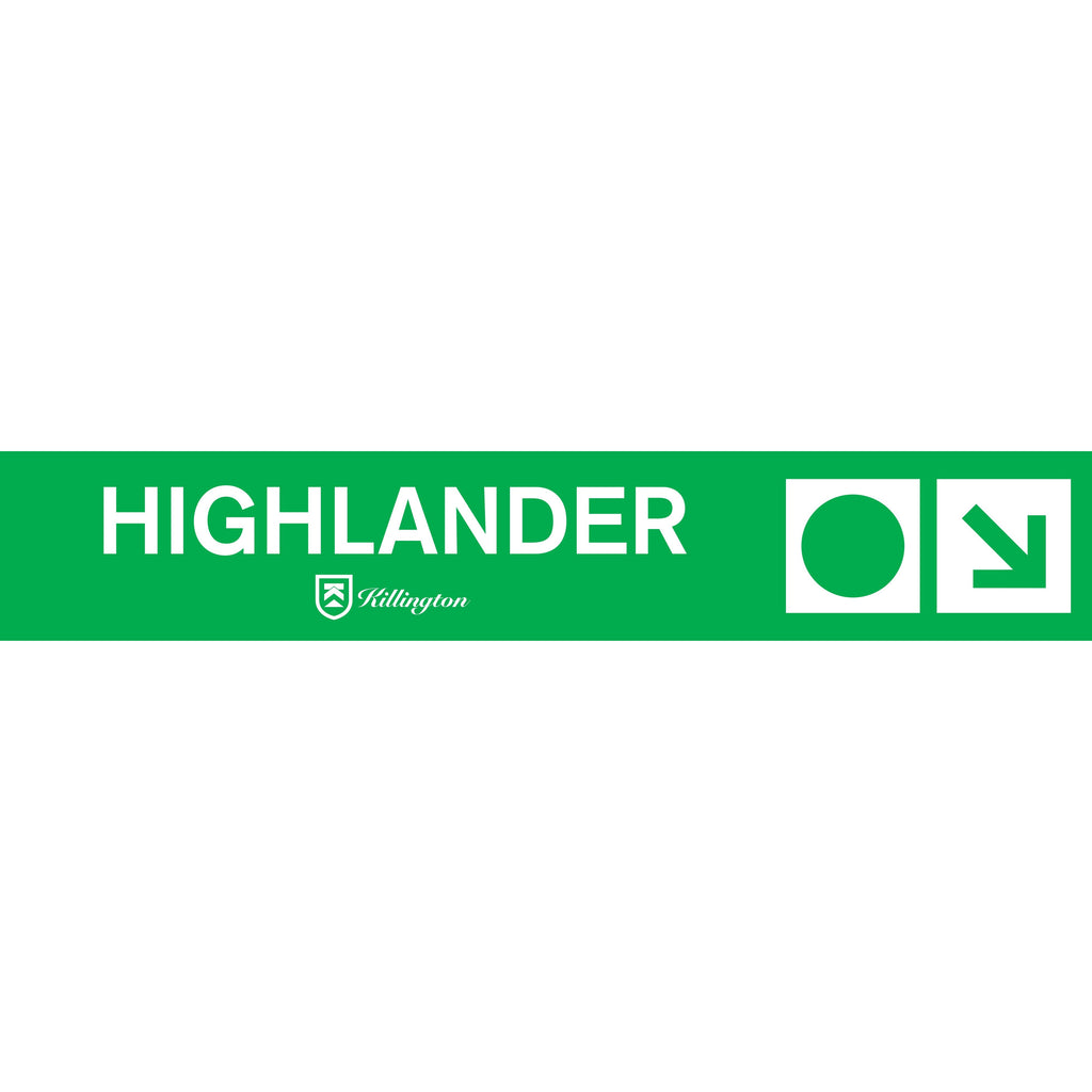 Highlander Trail Sign-Killington Sports